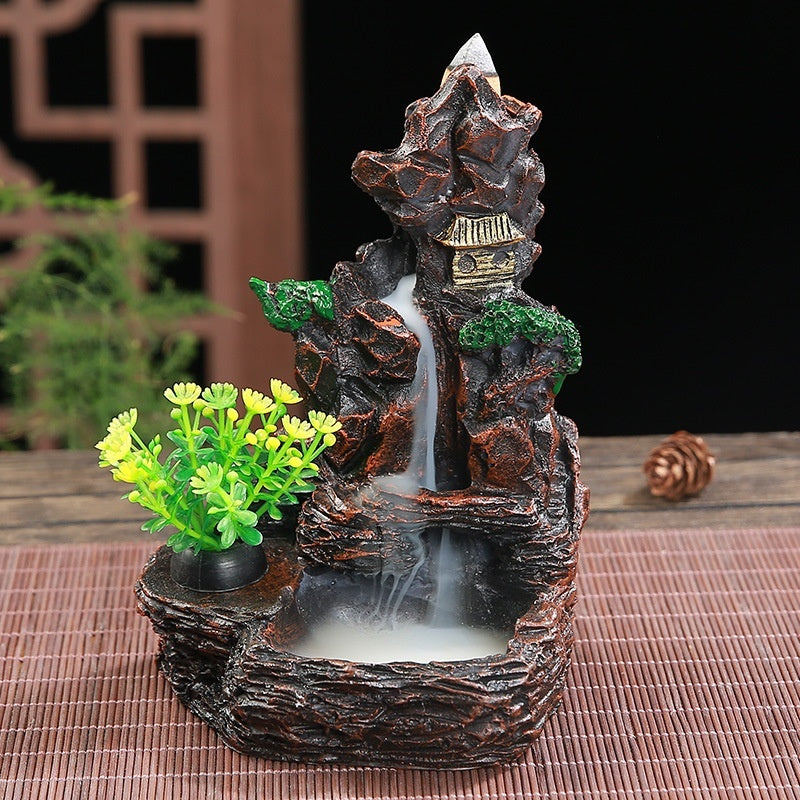 Hair Resin Censer Crafts Resin Decorations Creative Backflow Incense Burner Joss-stick Incense Coil Incense Holder Incense Holder