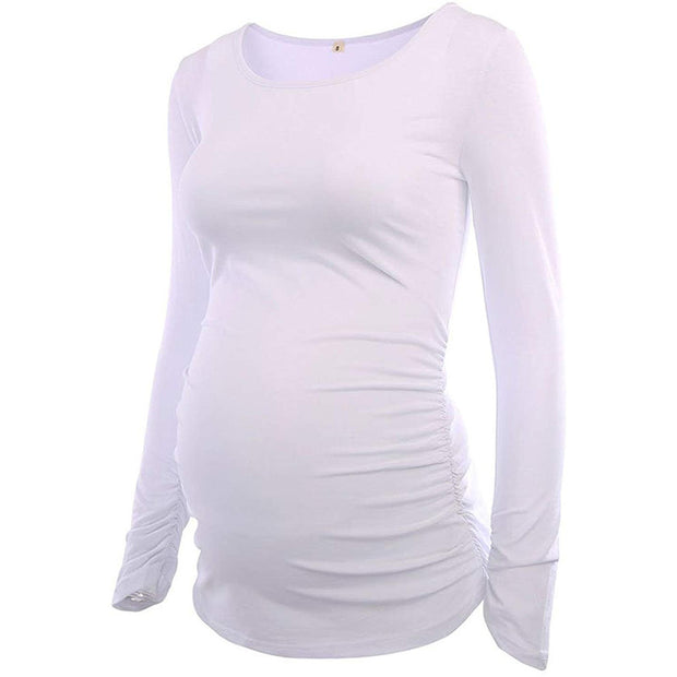 New Round Neck T-Shirt Casual Maternity Wear