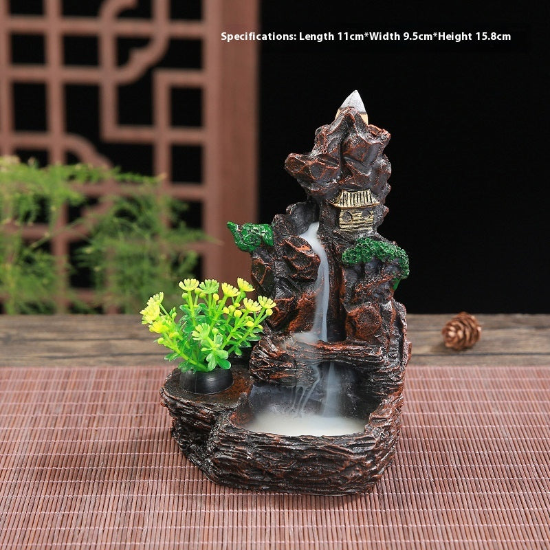 Hair Resin Censer Crafts Resin Decorations Creative Backflow Incense Burner Joss-stick Incense Coil Incense Holder Incense Holder