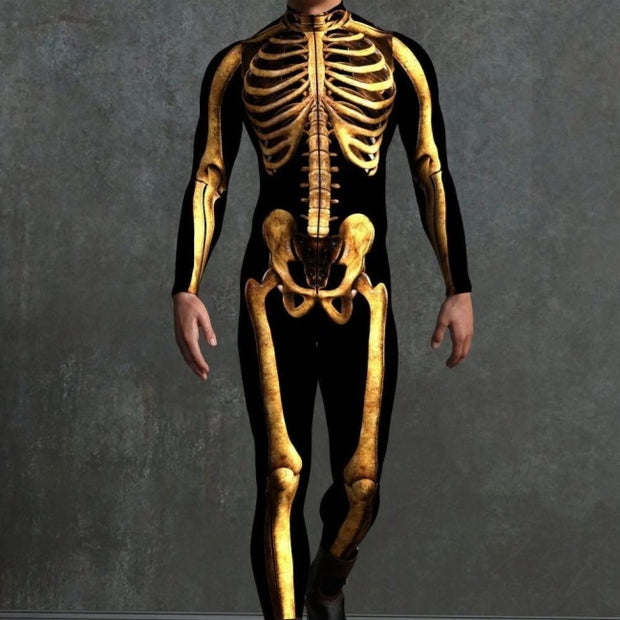 Halloween New 3D Digital Printing One-piece Play Costume