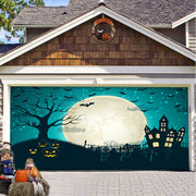 Halloween Decorative Hanging Cloth Garage Door