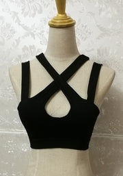 Slim Sleeveless Waistcoat with Hollowed-out Bodybuilding Vest