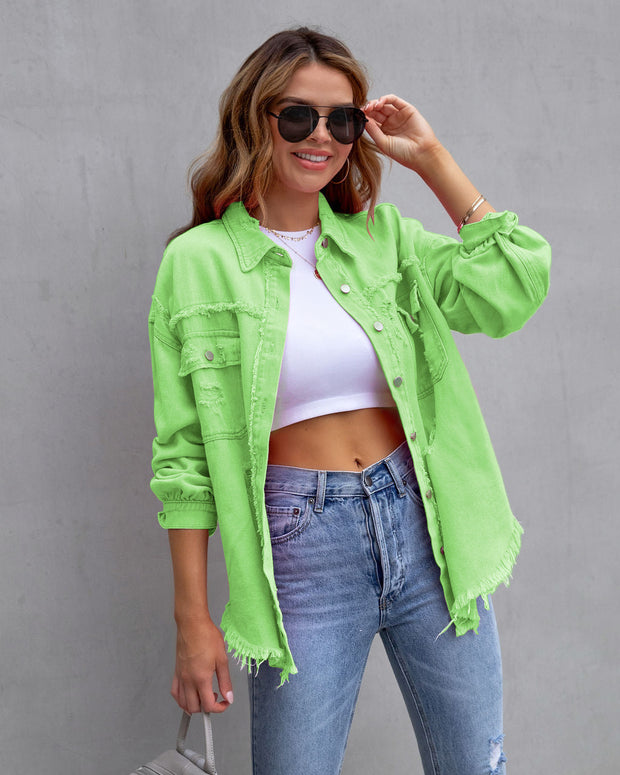 Fashion Ripped Jacket