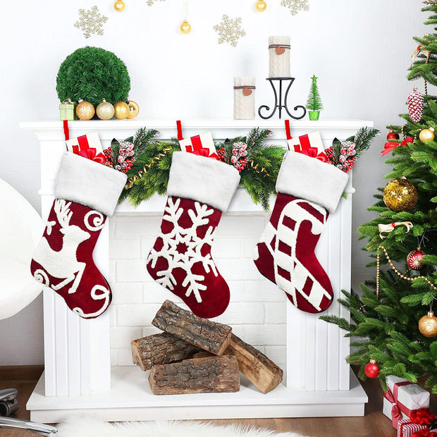 Christmas Gift Flannel Socks Gift Bag