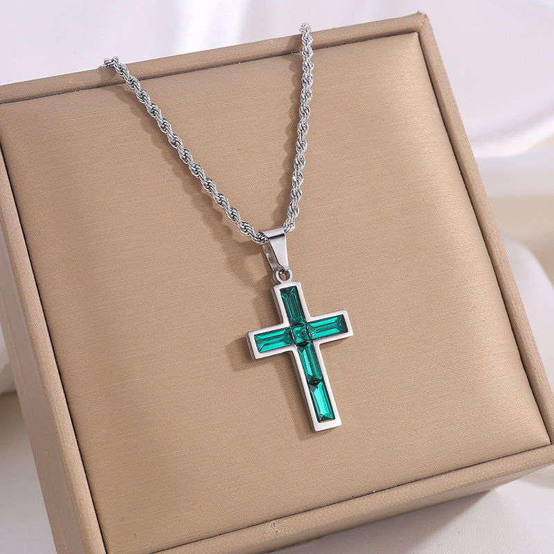 Diamond Cross Necklace