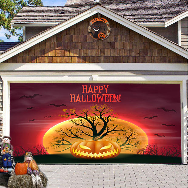 Halloween Decorative Hanging Cloth Garage Door