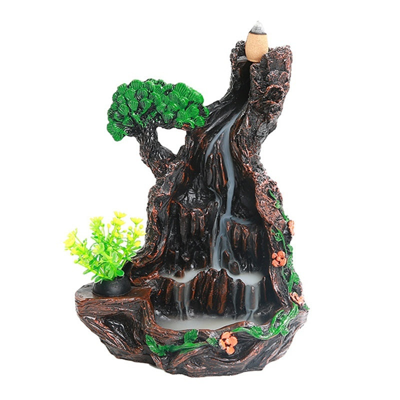 Hair Resin Censer Crafts Resin Decorations Creative Backflow Incense Burner Joss-stick Incense Coil Incense Holder Incense Holder