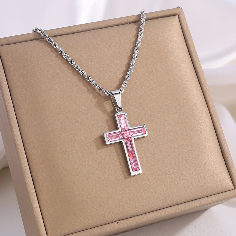 Diamond Cross Necklace
