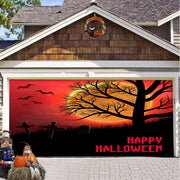 Halloween Decorative Hanging Cloth Garage Door