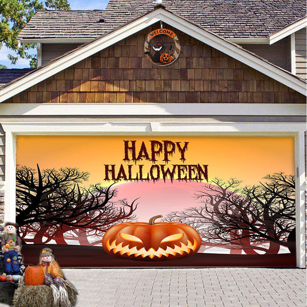 Halloween Decorative Hanging Cloth Garage Door