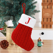 Cute Letters Christmas Wool Knitted Socks