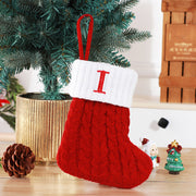 Cute Letters Christmas Wool Knitted Socks