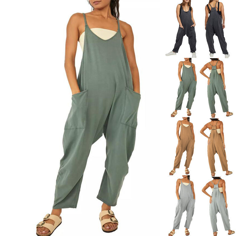 Summer Sleeveless Jumpsuits