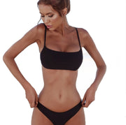 Swimsuit split sexy two-piece tube top bikini swimsuit