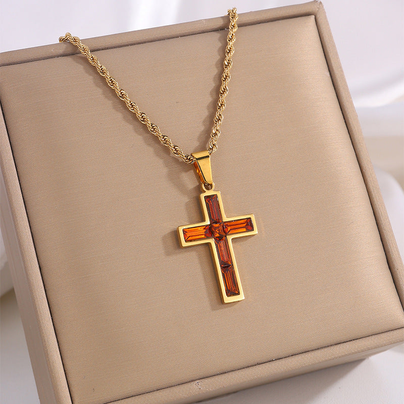 Diamond Cross Necklace