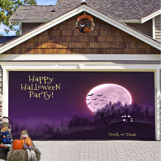 Halloween Decorative Hanging Cloth Garage Door