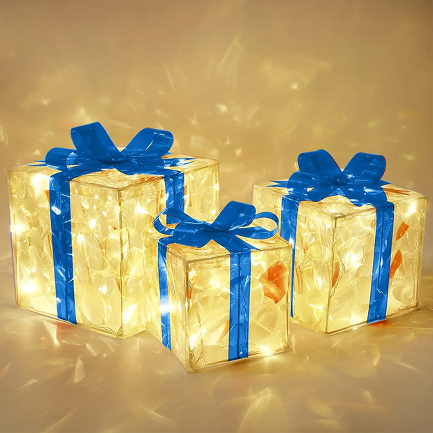 Gift Box Christmas Lights