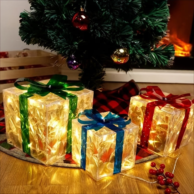 Gift Box Christmas Lights