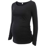 New Round Neck T-Shirt Casual Maternity Wear