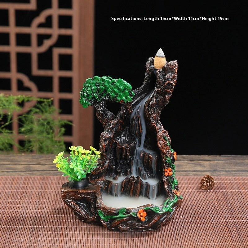 Hair Resin Censer Crafts Resin Decorations Creative Backflow Incense Burner Joss-stick Incense Coil Incense Holder Incense Holder