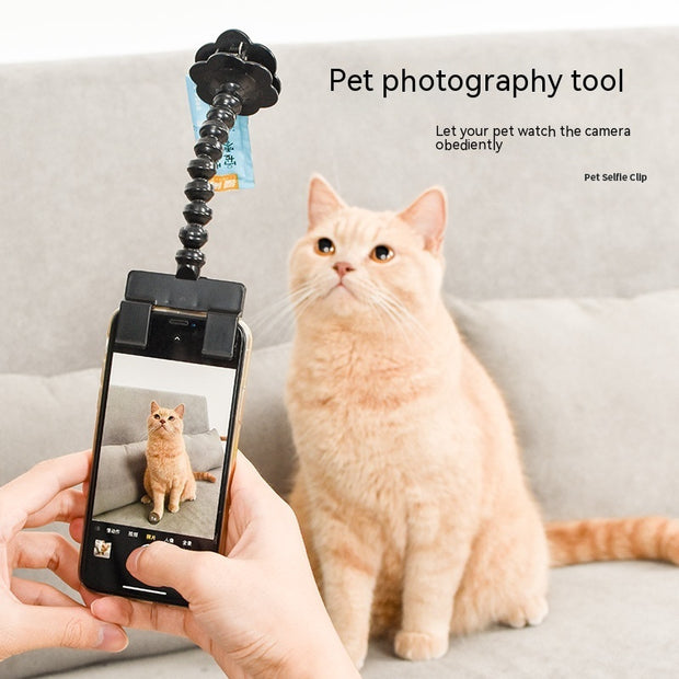 Mobile Phone Camera Holder Selfie Clip Supplies Pet Products