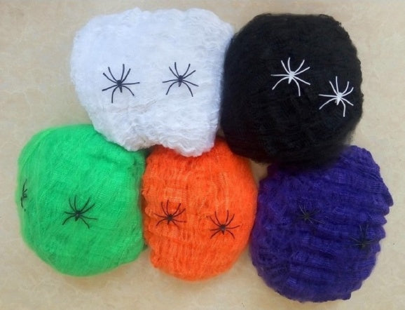 Halloween Decoration Spider Cotton Spider Web