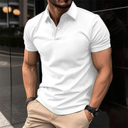 Summer Short Sleeve Polo Shirt Men