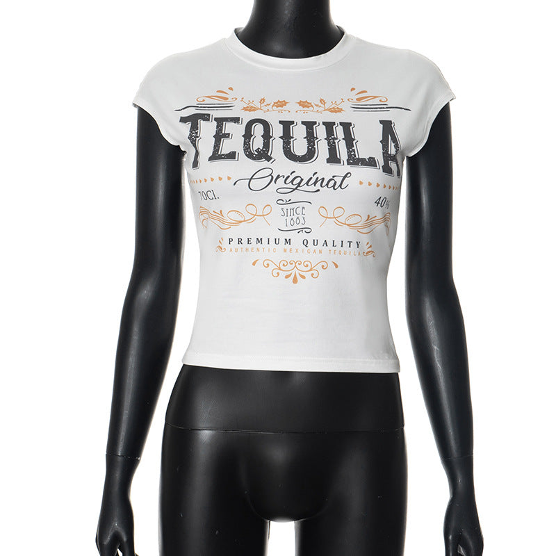 Comfortable Fitted Short T-shirt