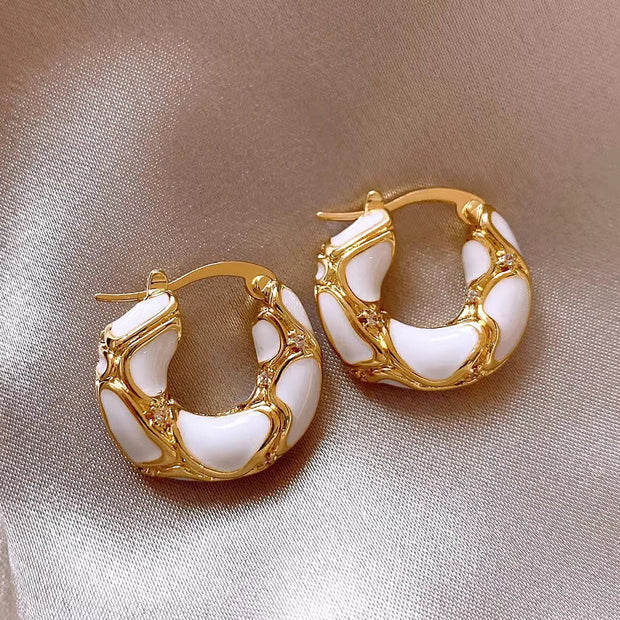 Fashion Jewelry New Trendy small Hoop Earrings