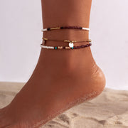 Bohemian Multi-layer Beaded Foot Ornaments Anklet