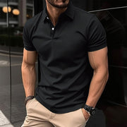 Summer Short Sleeve Polo Shirt Men