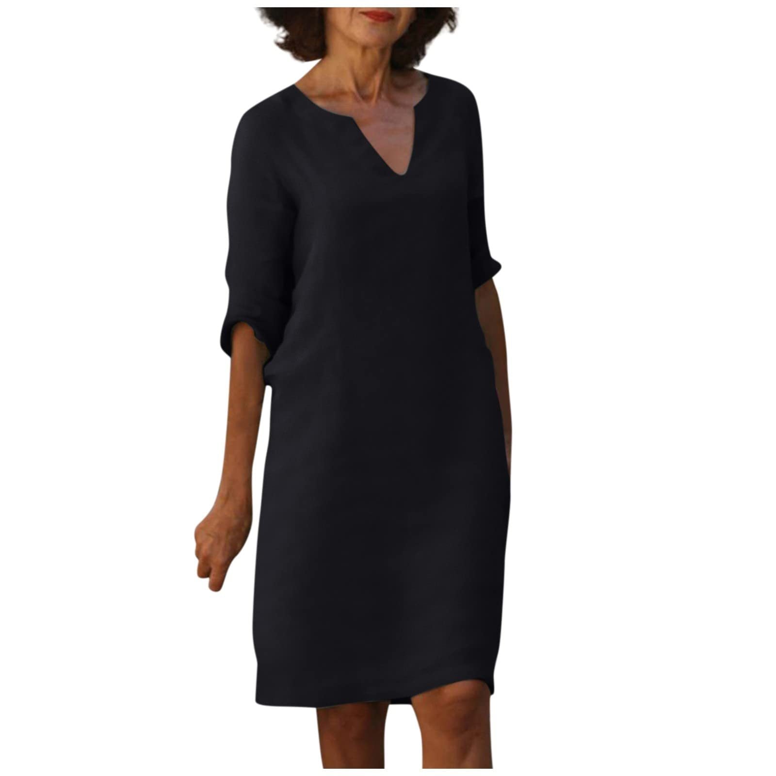 Retro High Waist, Sleeve Dress