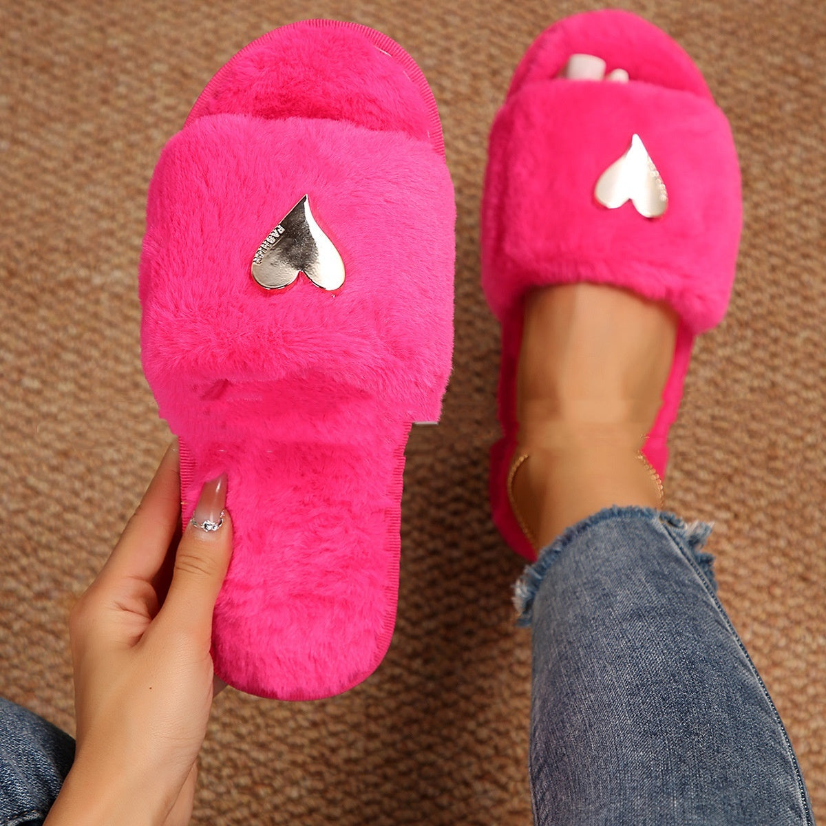 Fluffy Slipper Winter Warm