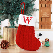 Cute Letters Christmas Wool Knitted Socks