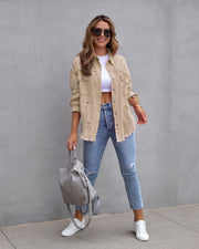 Fashion Ripped Jacket