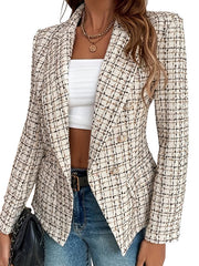 Shoulder Elegant Women's Clothing Coat Jacket