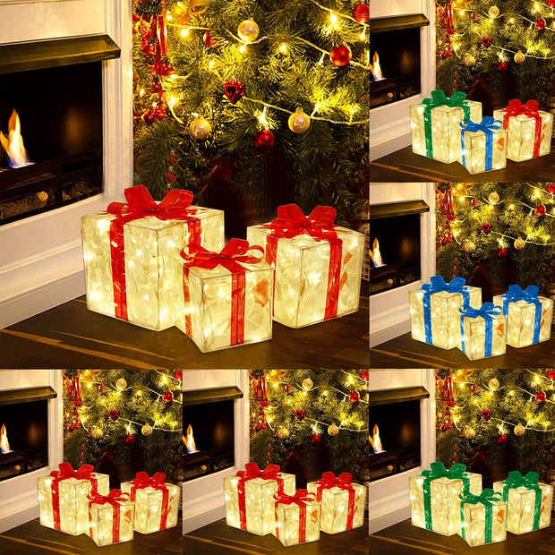 Gift Box Christmas Lights