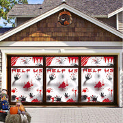 Halloween Decorative Hanging Cloth Garage Door