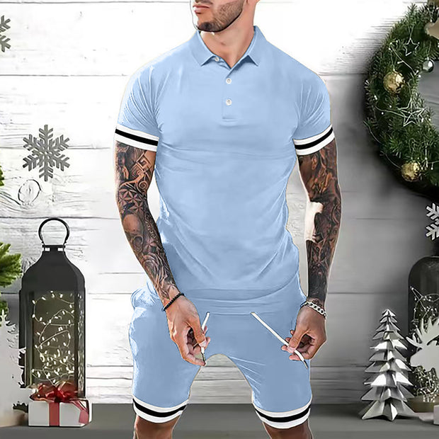 Mens Polo Shirt & Shorts