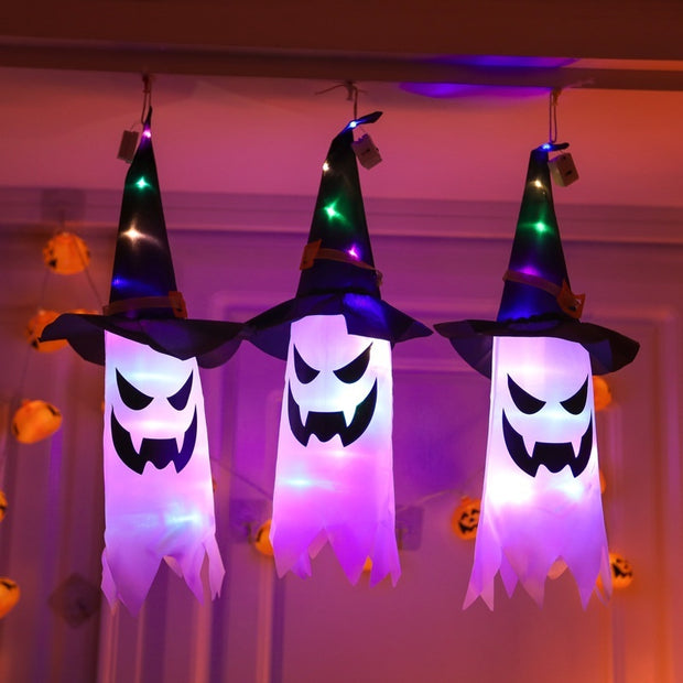 Halloween Hat LED Ghost Lighting