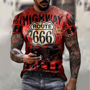 Oversize Clothes Retro Short Sleeve Men