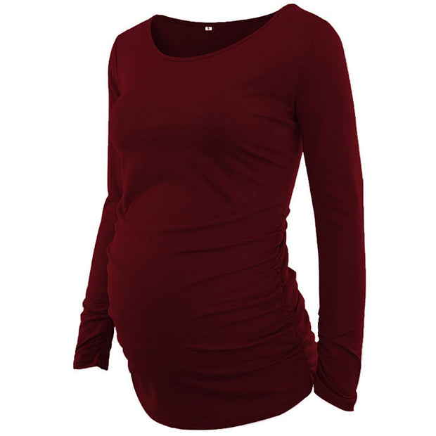 New Round Neck T-Shirt Casual Maternity Wear