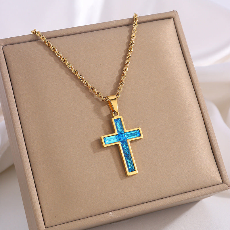 Diamond Cross Necklace