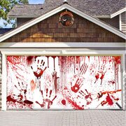 Halloween Decorative Hanging Cloth Garage Door