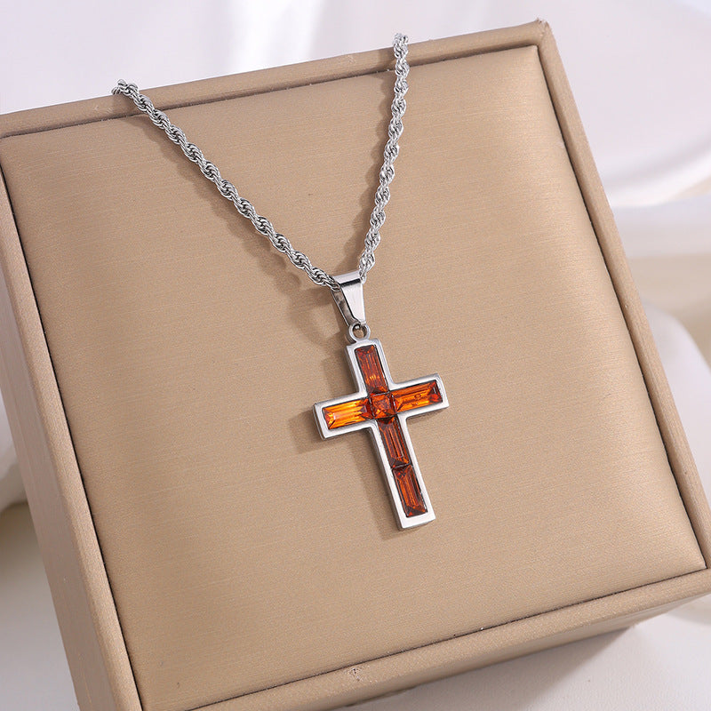 Diamond Cross Necklace