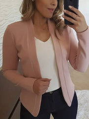 Small Suit Long Sleeve Cardigan Jacket Top